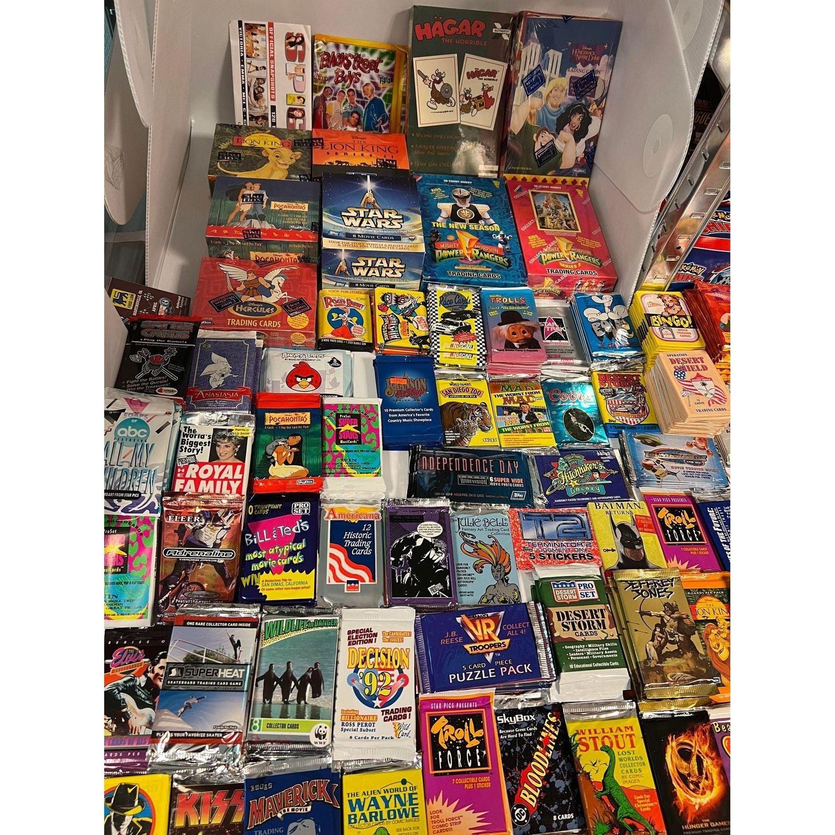 Vintage Samlekort Bundle (10 tilfeldige pakker)