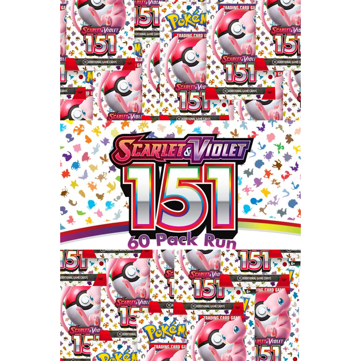 Pokemon - 151 Engelsk - 60 Pack Run