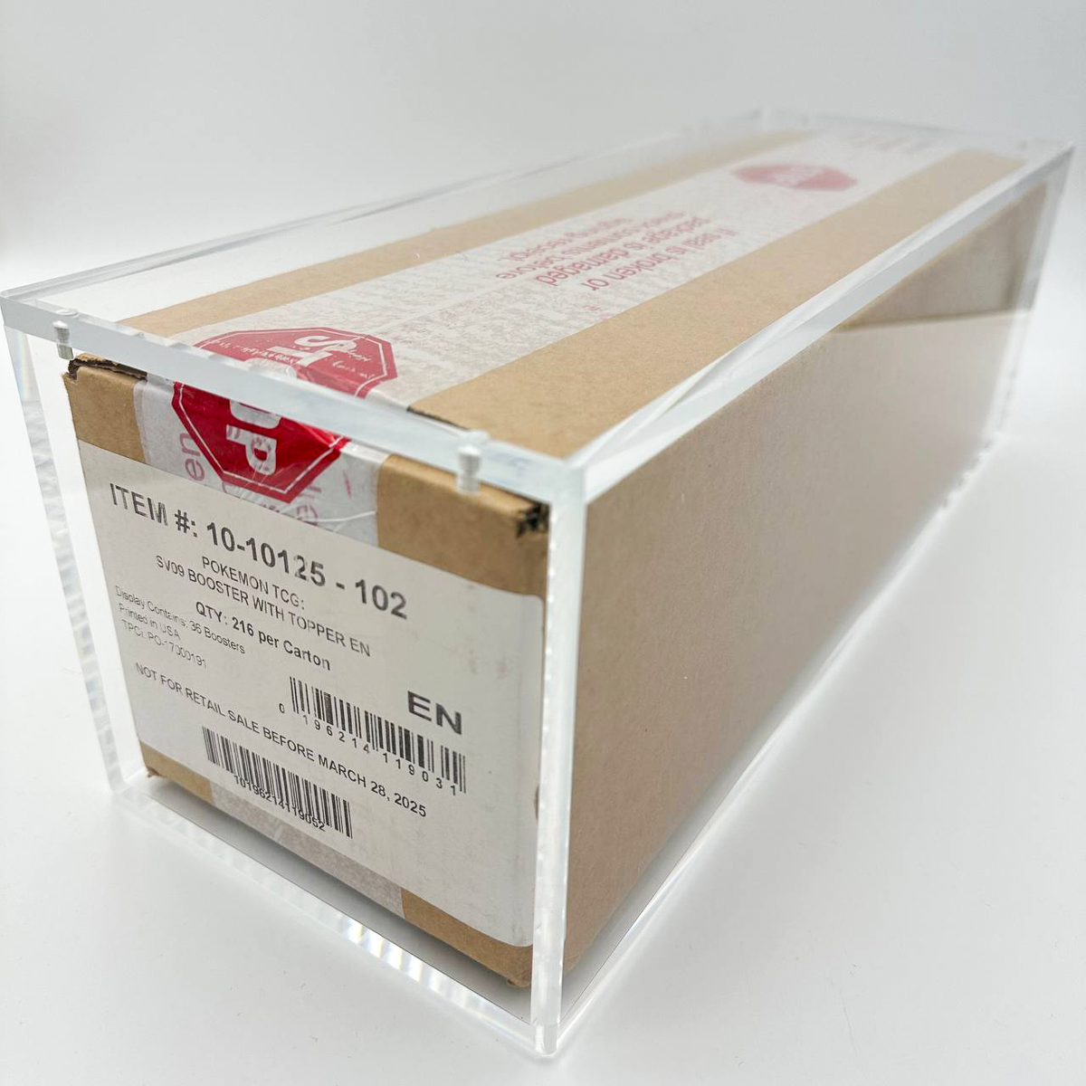 Akryl - Booster Box Case Type Large