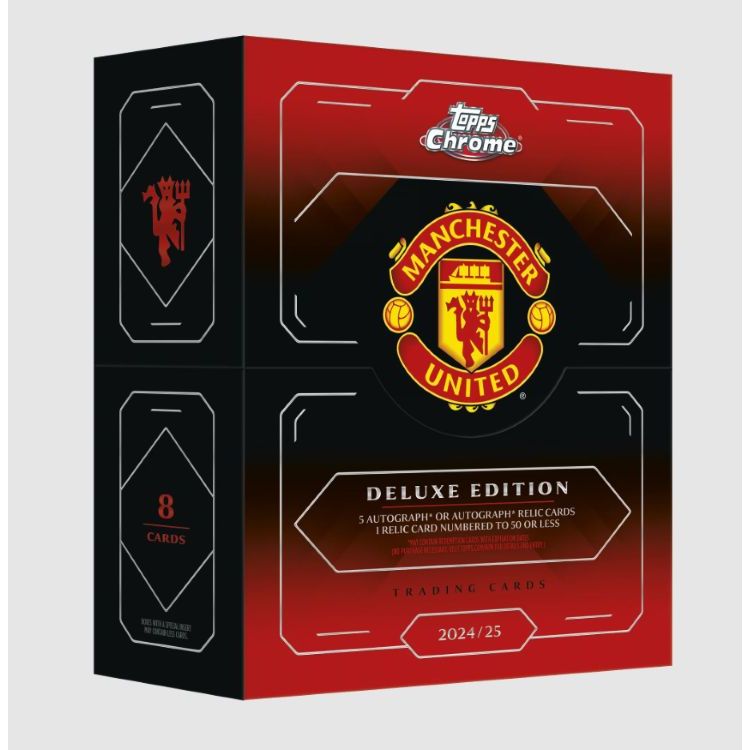 Topps Chrome Manchester United Deluxe Edition 2024/25