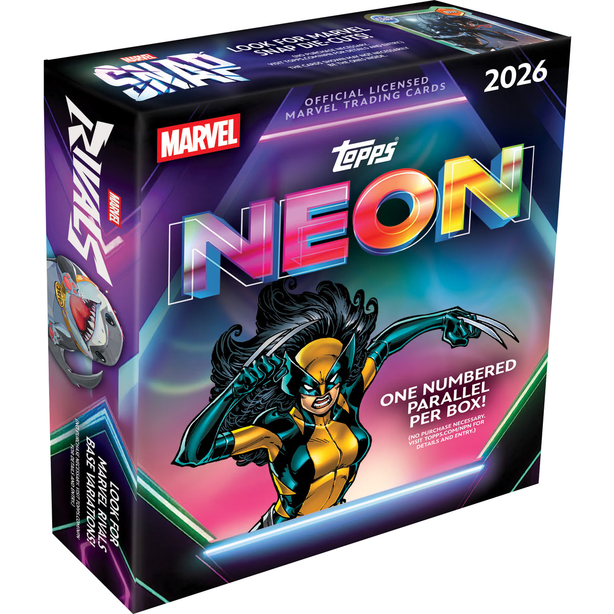 Topps Marvel Neon 2026 Mega Boks