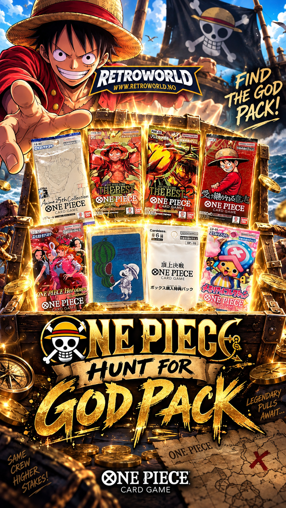 One Piece - Hunt for God Pack Second Edition - Mystery Event