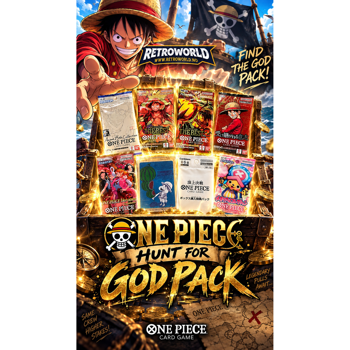 One Piece - Hunt for God Pack Second Edition - Mystery Event