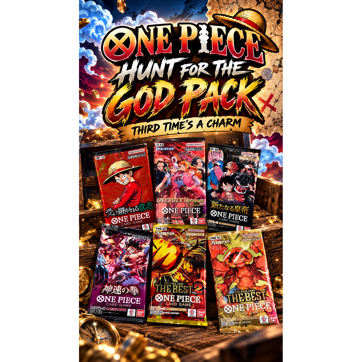 One Piece - Hunt for God Pack THIRD Edition - Mystery Event