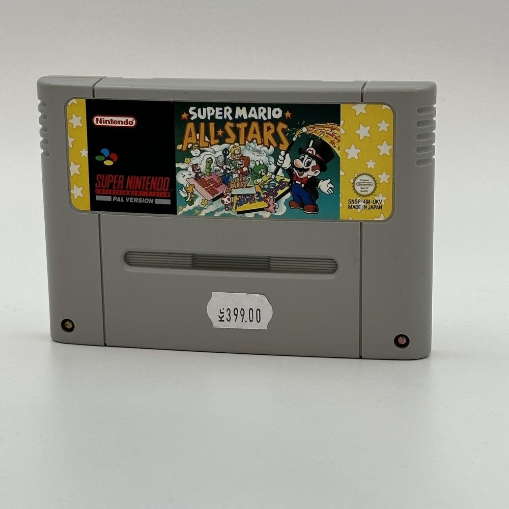 Super Mario All Stars Cart (PAL/UKV) til Super Nintendo (SNES)
