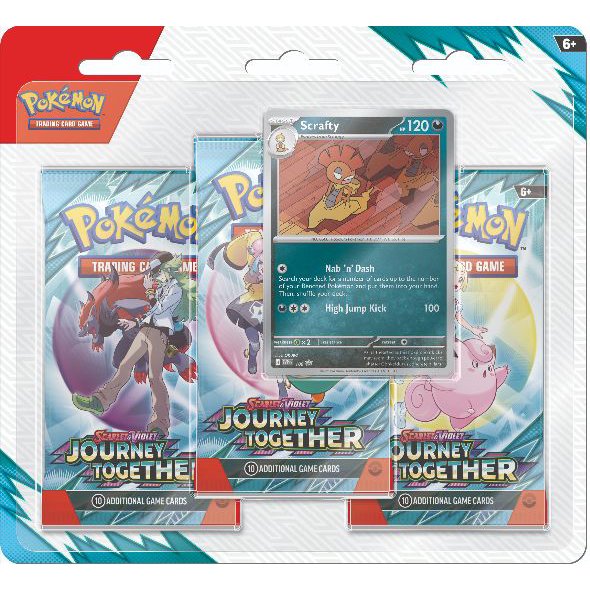 Pokemon - Journey Together (Scarlet & Violet) - 3 Pack Blister