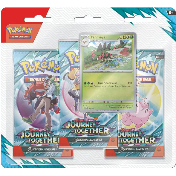 Pokemon - Journey Together (Scarlet & Violet) - 3 Pack Blister