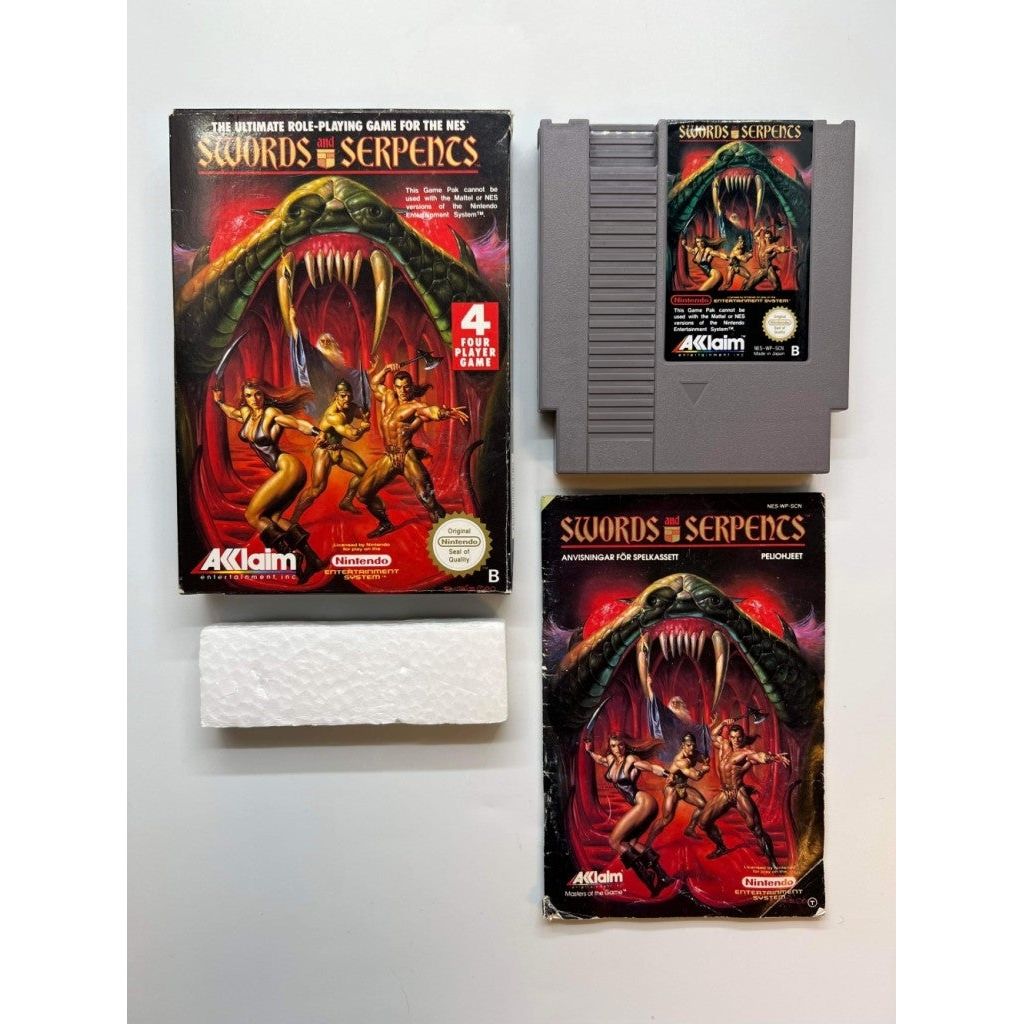 Swords and Serpents - Nintendo NES (SCN)