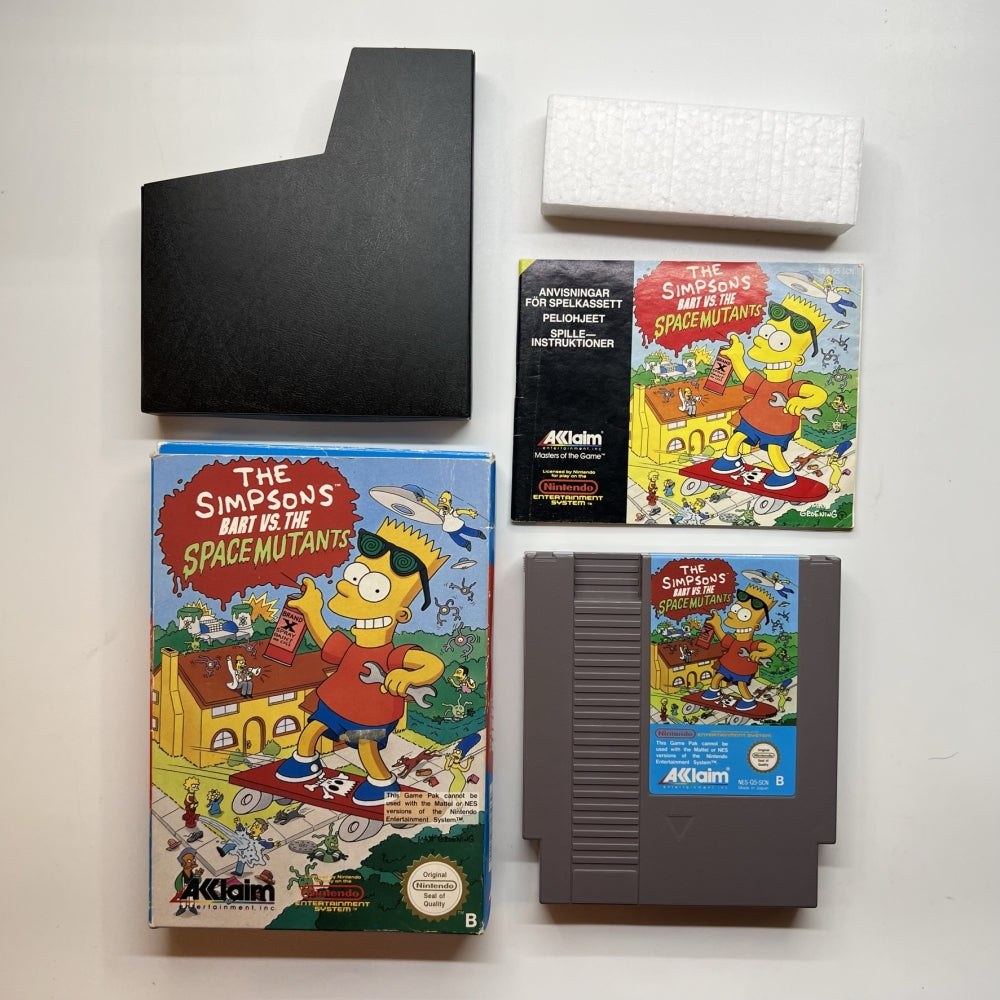 The Simpsons Bart Vs The Space Mutants - Nintendo NES SCN