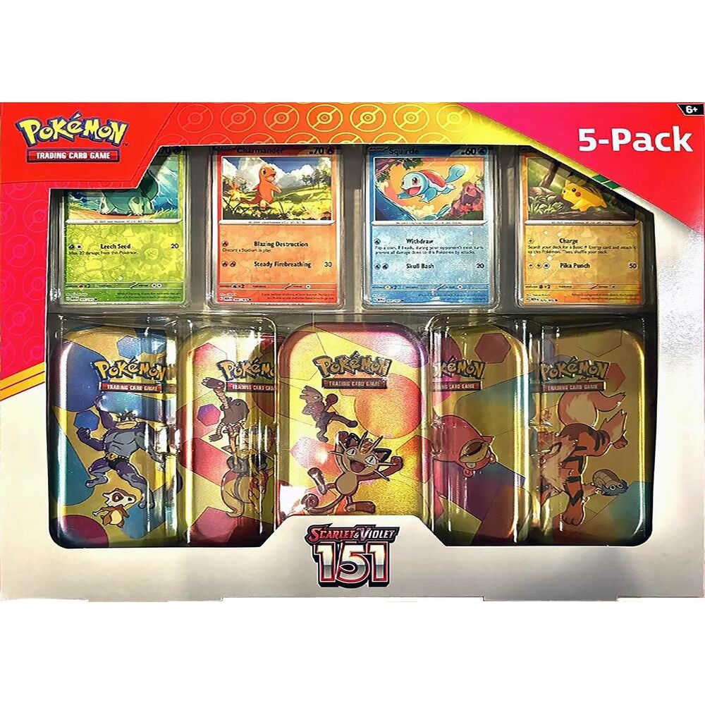 Pokemon - 151 - 5 Tin Set Costco