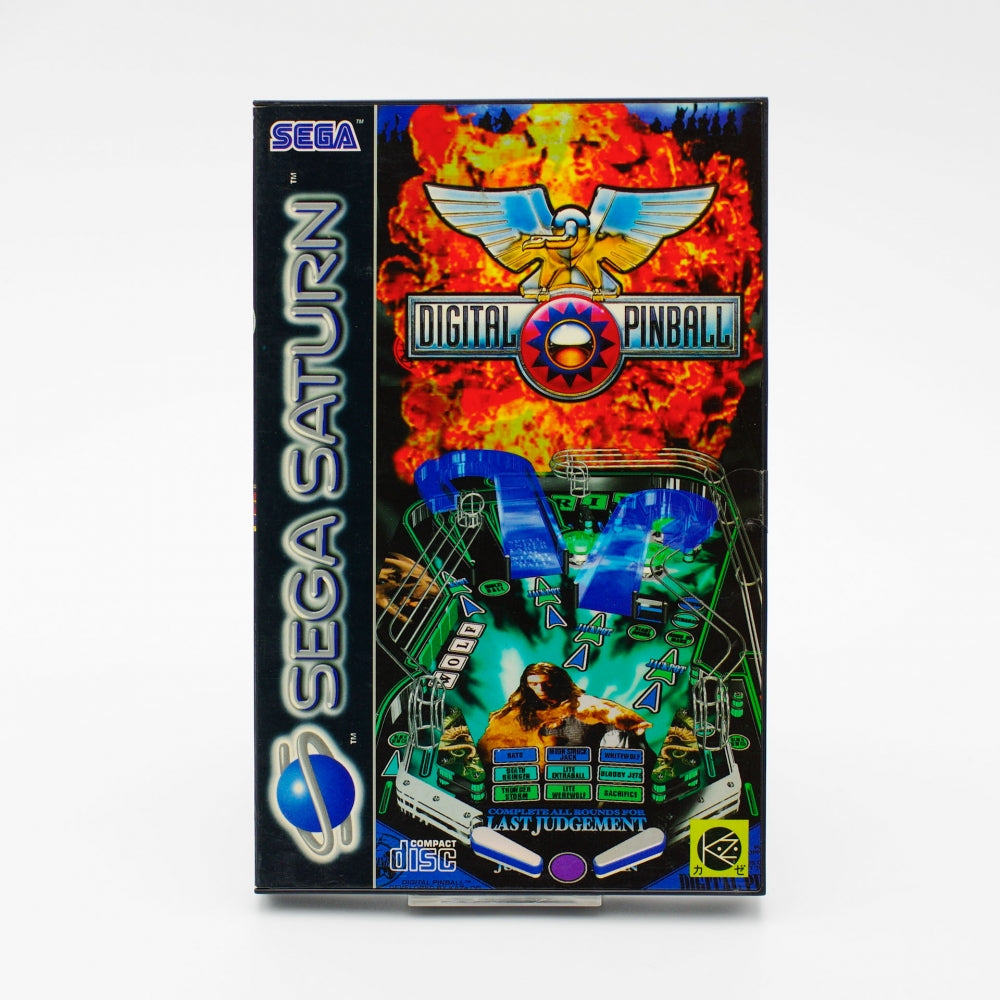 Digital Pinball Sur Sega Saturn - PAL - Complet (Boîte, Notice) - Bon état