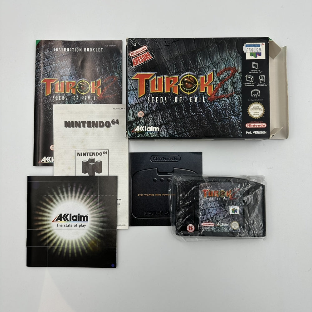 Turok 2 Seeds of Evil (I eske) til Nintendo 64