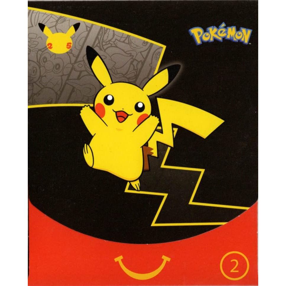 Pokemon - McDonald's 25th Anniversary - Sleeved Pack (blå eller svart)