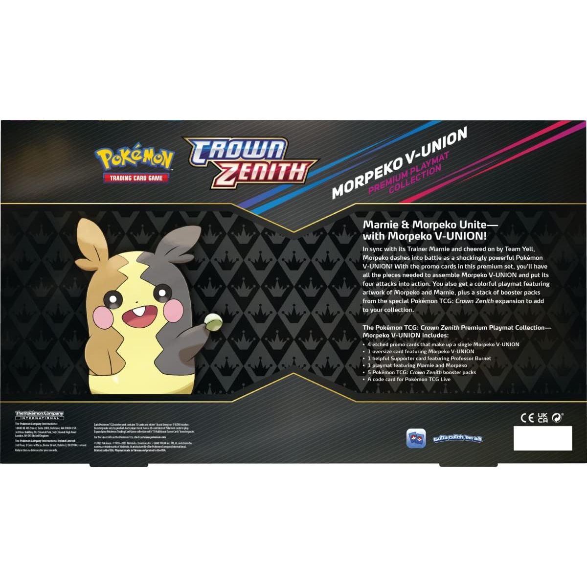 Pokemon - Crown Zenith - Morpeko V-Union Premium Playmat Collection