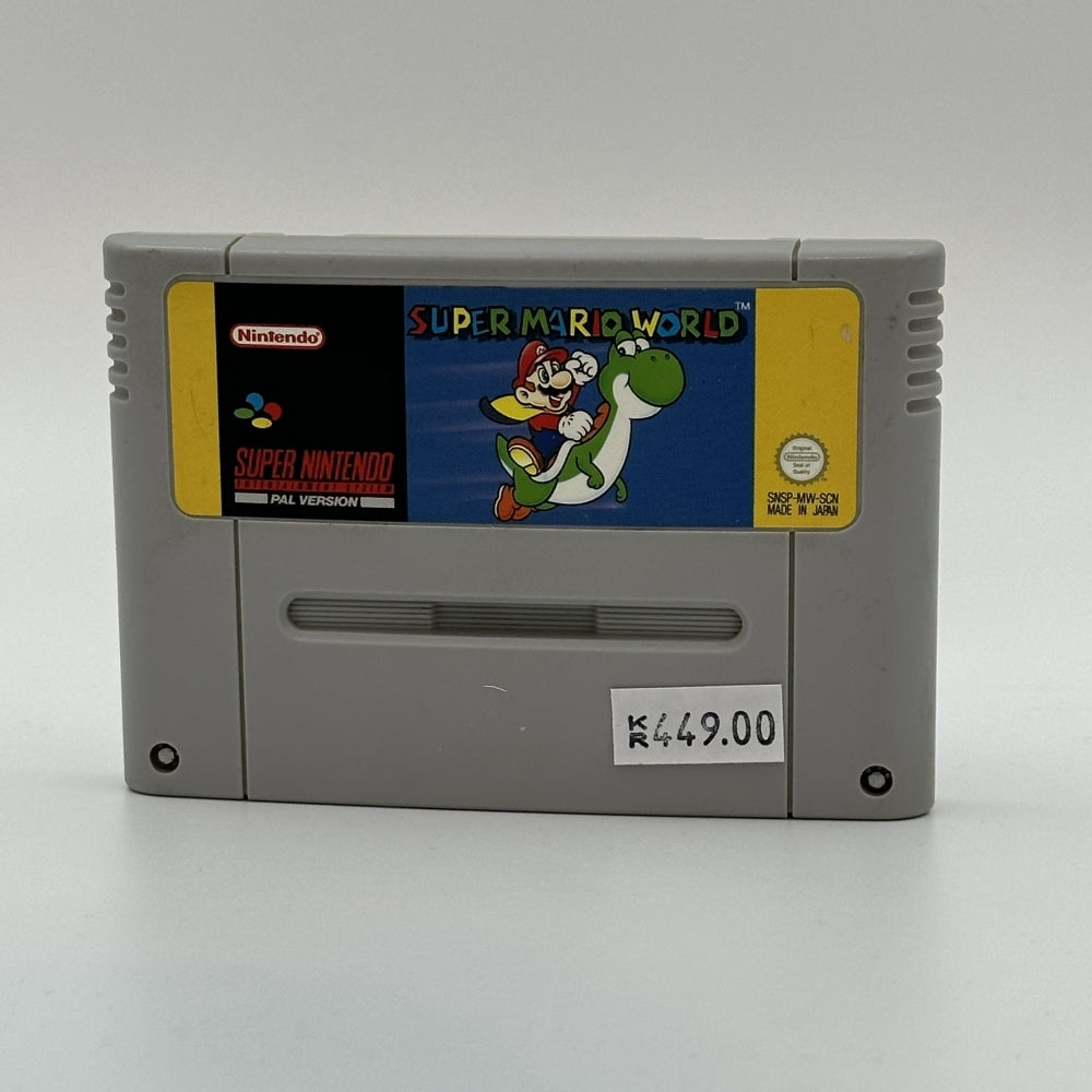 Super Mario World Cart (PAL/SCN) til Super Nintendo (SNES)
