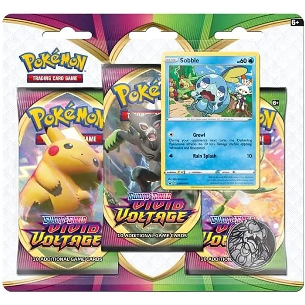 Pokemon - Vivid Voltage - 3-pack Blister
