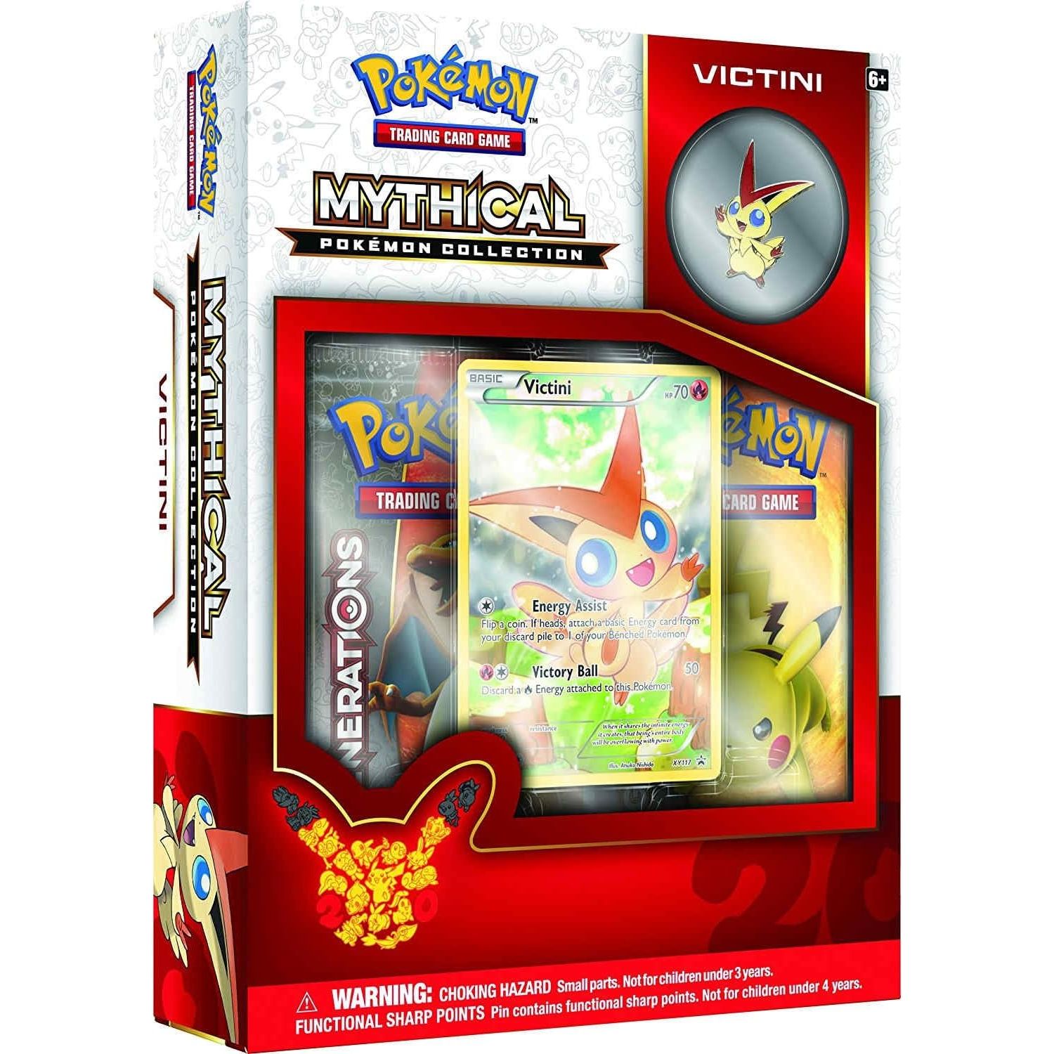 Pokemon - Generations - Mythical Collection med Victini promokort og pin