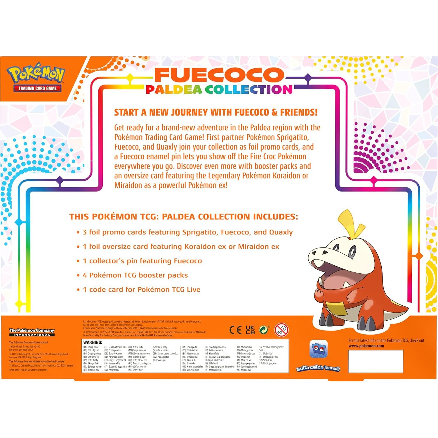 Pokemon - Paldea Collection Fuecoco/Quakxly