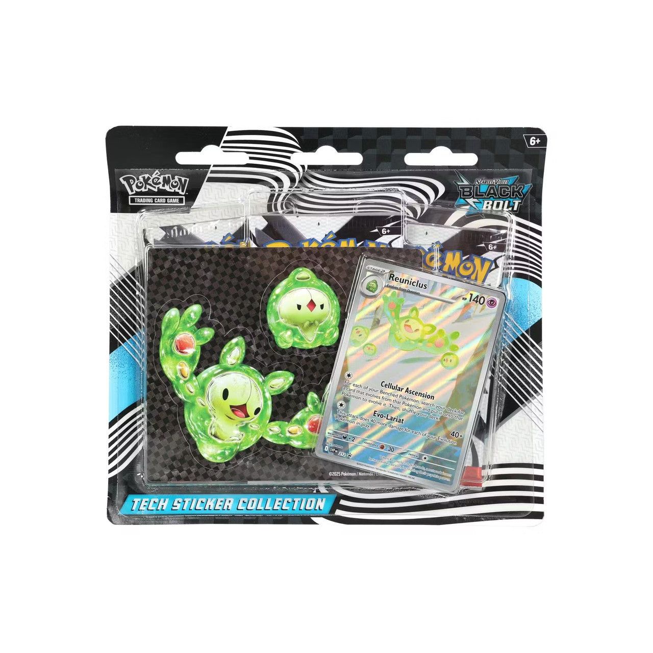 Pokemon - Black Bolt - Tech Sticker Collection (Tilfeldig promo)