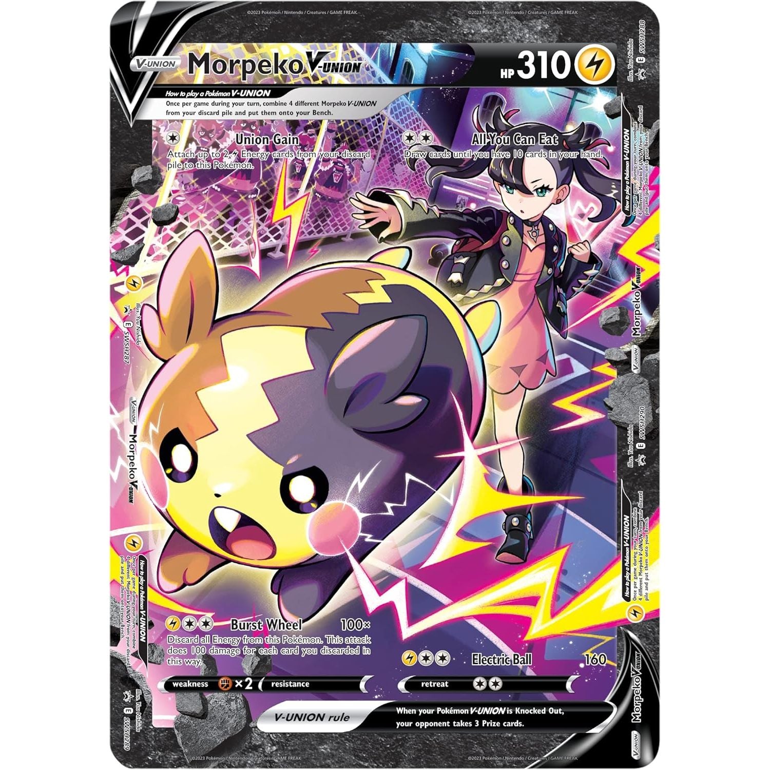 Pokemon - Crown Zenith - Morpeko V-Union Premium Playmat Collection
