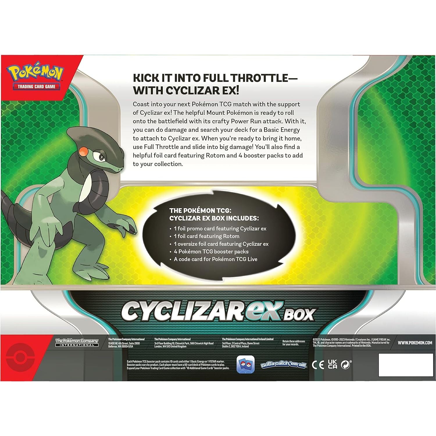 Pokemon - Cyclizar Ex Box