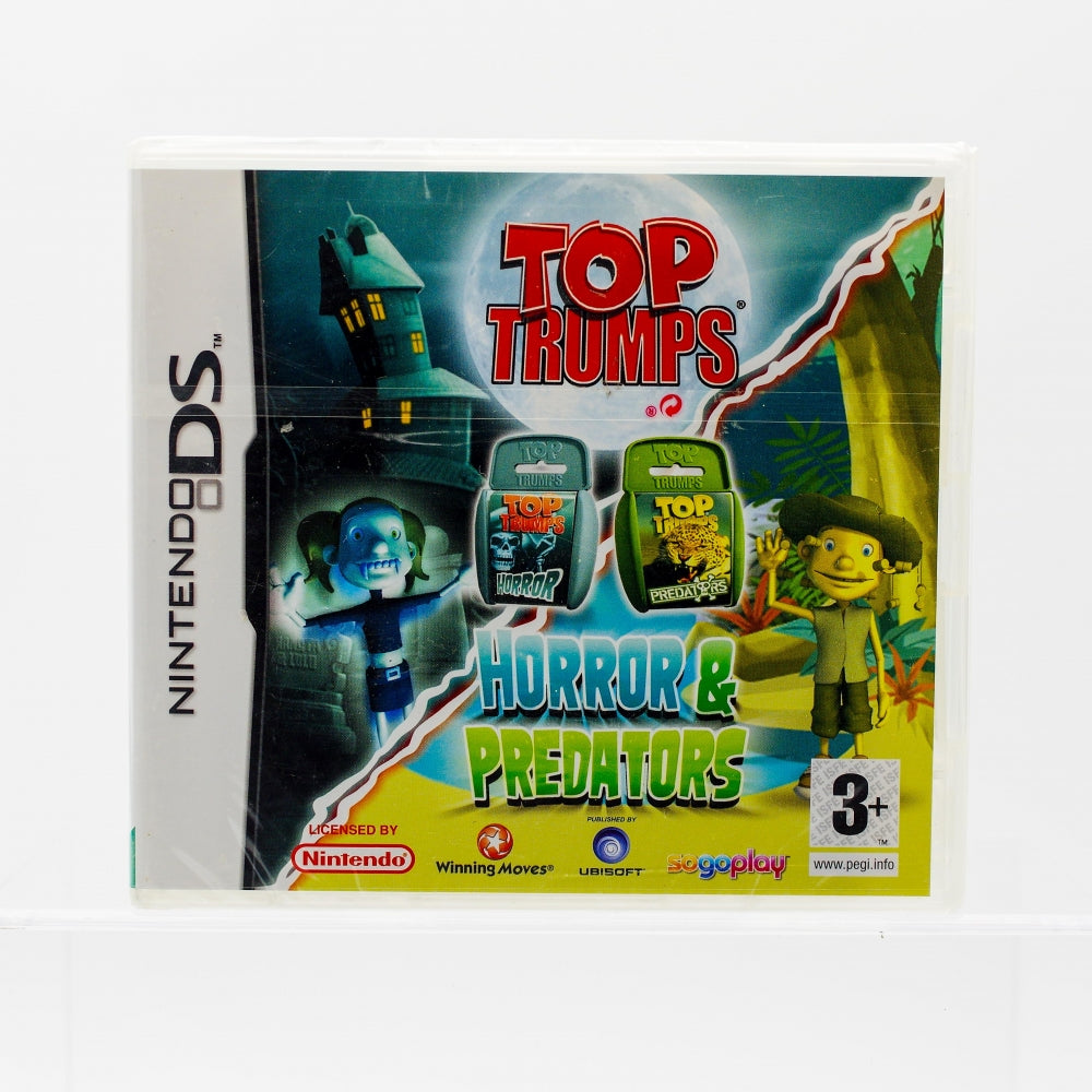 Top Trumps: Horror and Predators - Nintendo DS nytt og forseglet