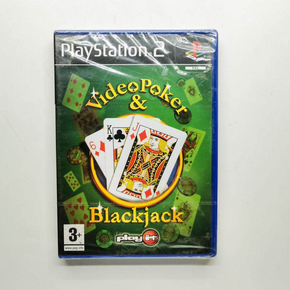 Video Poker & Blackjack (ny i plast) - Playstation 2 (PS2)