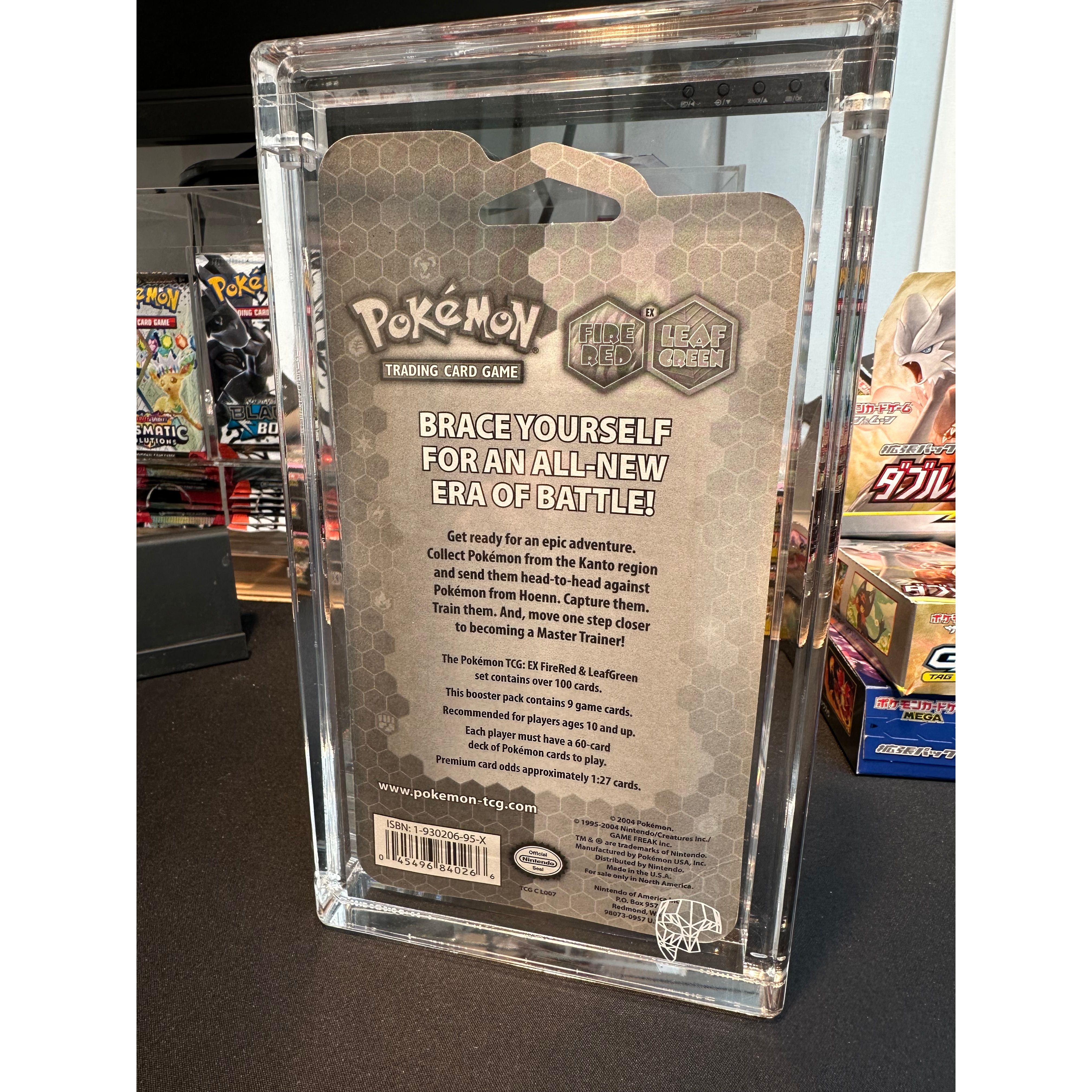 Pokemon - Ex FireRed & LeafGreen (2004) - 1-Pack Blister Pikachu Art (Akryl medfølger)