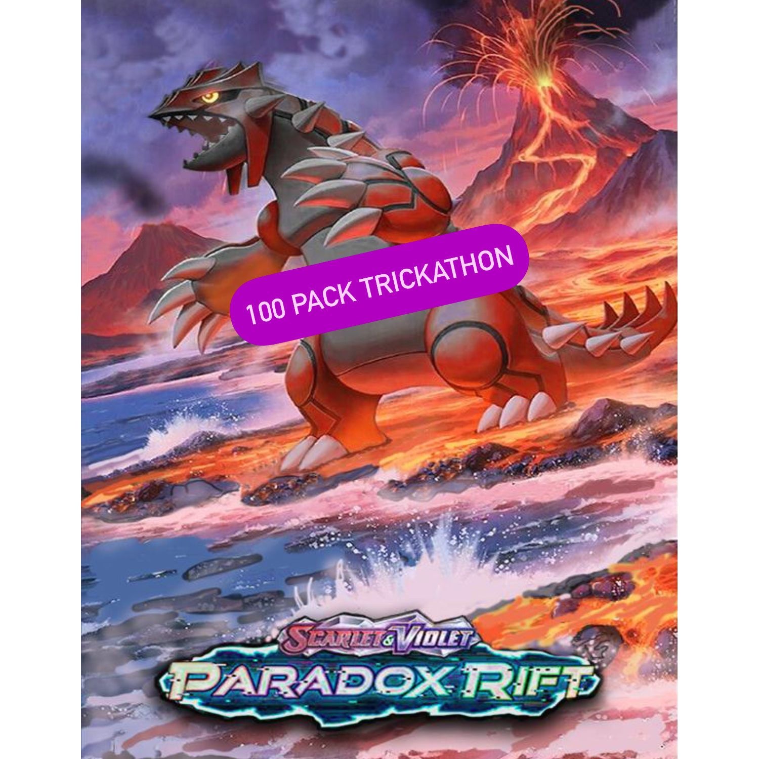 Pokemon - Paradox Rift - 100 Pack TRICKATHON