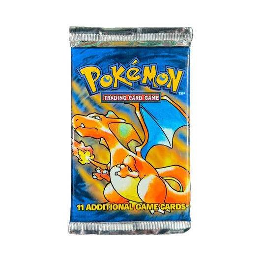Pokemon - Base Set Unlimited (1999) - Booster Pack (Charizard art) 21.0g POTENSIAL HEAVY