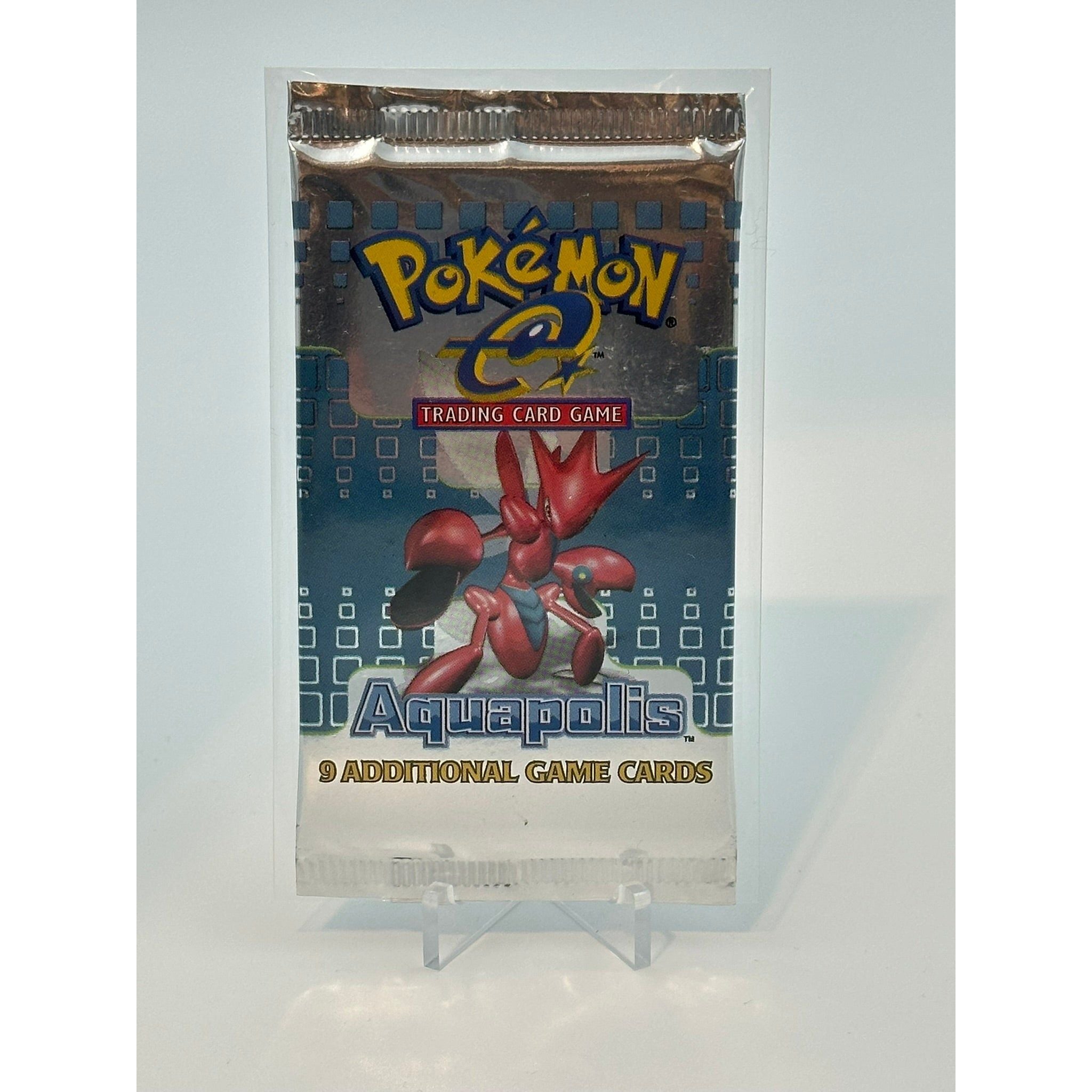 Pokemon - Aquapolis (2003) - Booster Pack (Scizor art)