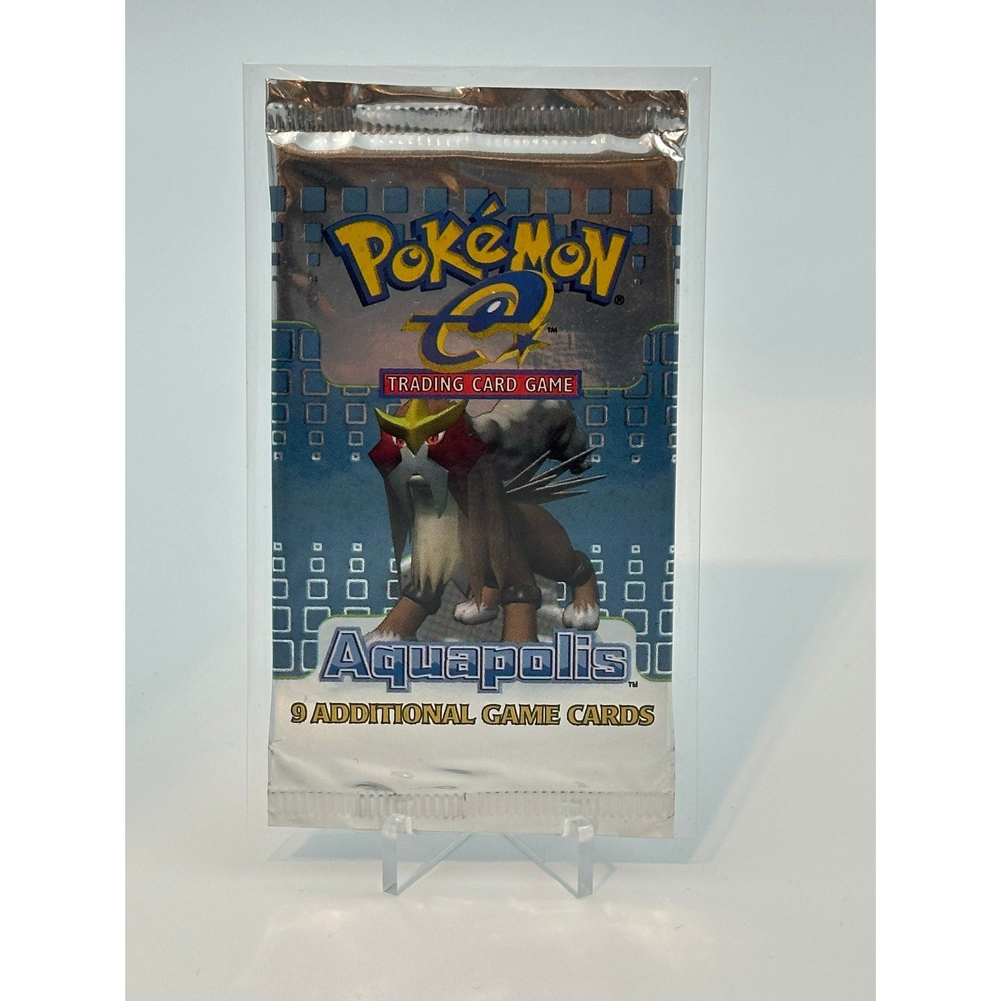 Pokemon - Aquapolis (2003) - Booster Pack (Entei art)