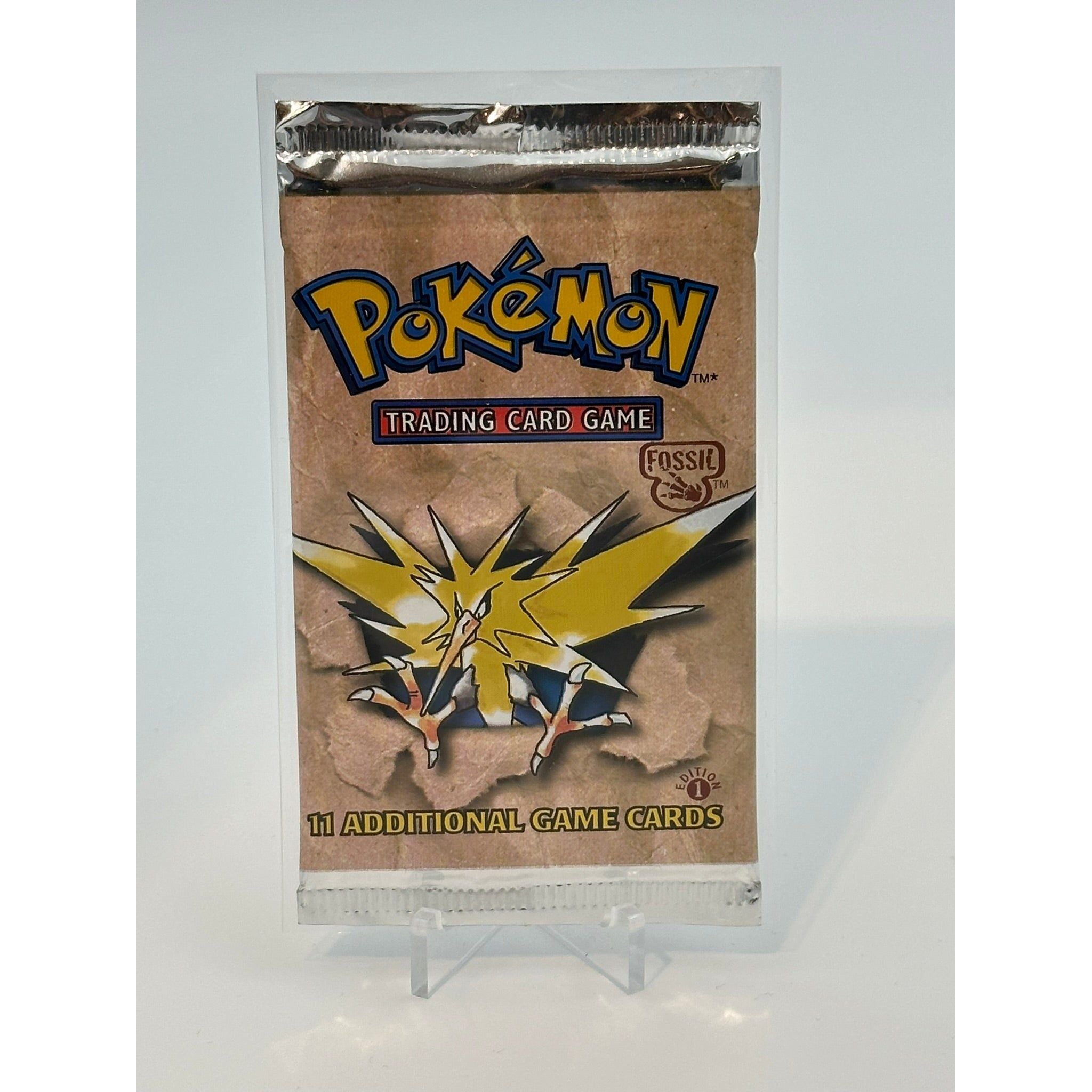 Pokemon - Fossil 1. Edition (1999) - Booster Pack (Zapdos art)
