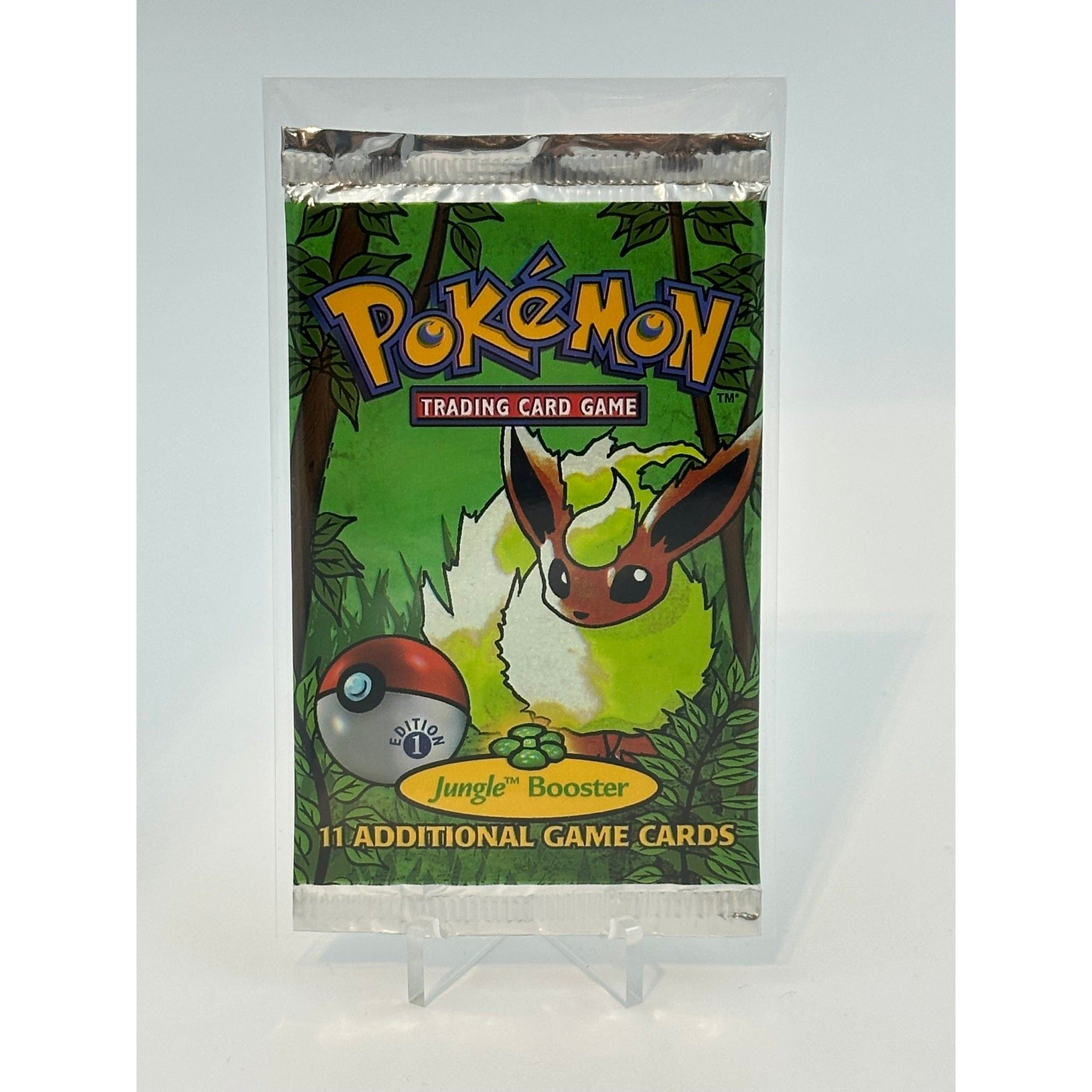 Pokemon - Jungle 1. Edition (1999) - Booster Pack (Flareon art)