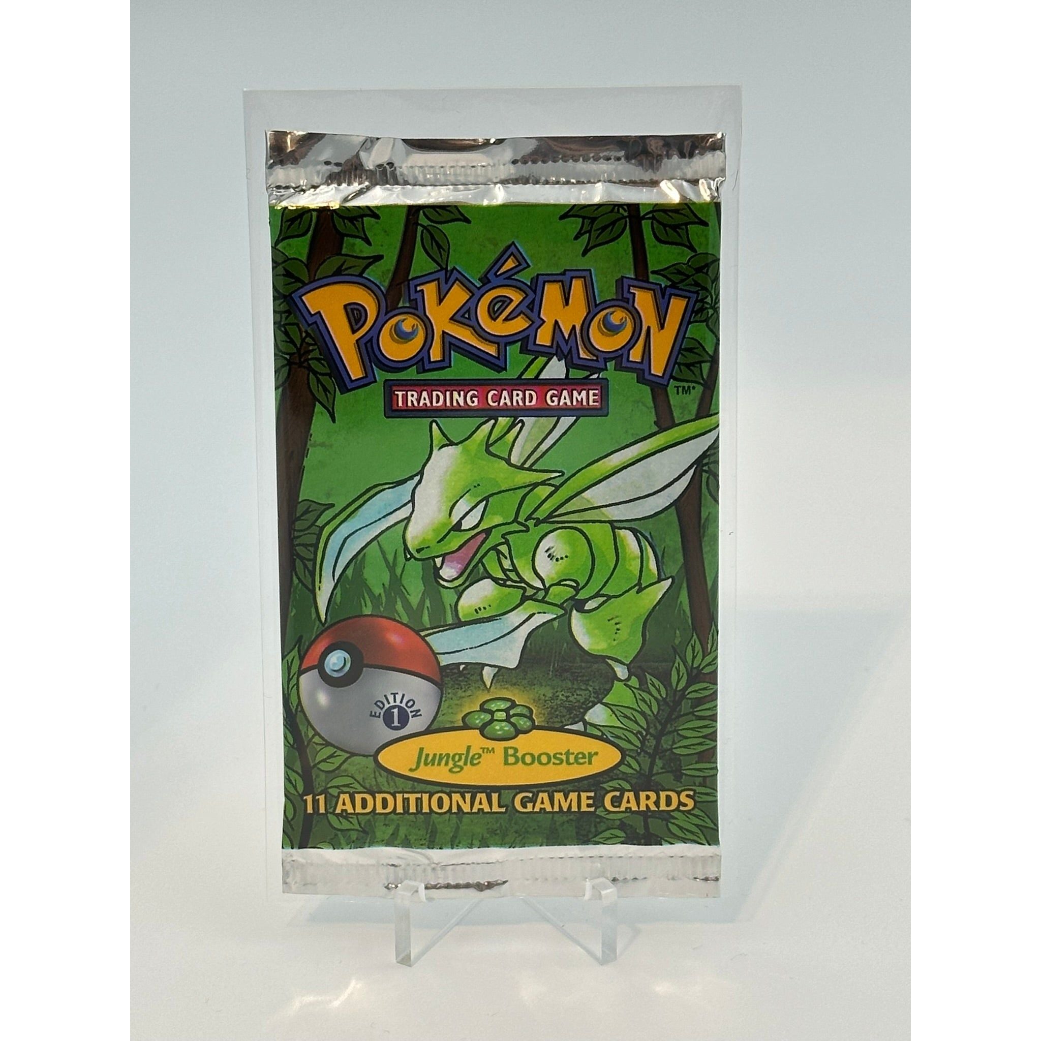Pokemon - Jungle 1. Edition (1999) - Booster Pack (Scyther art)