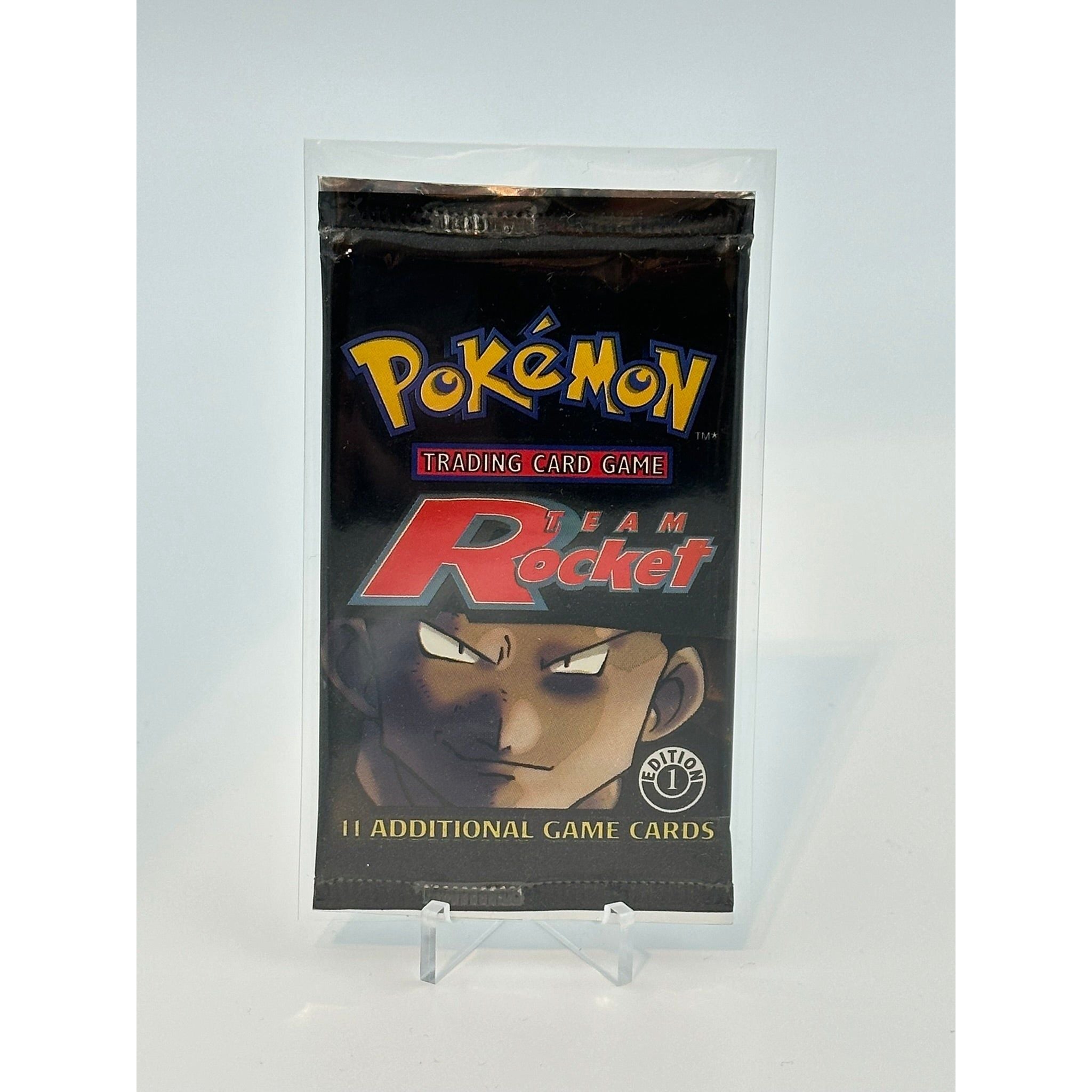 Pokemon - Team Rocket 1. Edition (2000) - Booster Pack - ÅPNET LIVE SKIP THE LINE (Fra Box Break 20.06.25) BOUNTY PÅ TOPP HIT