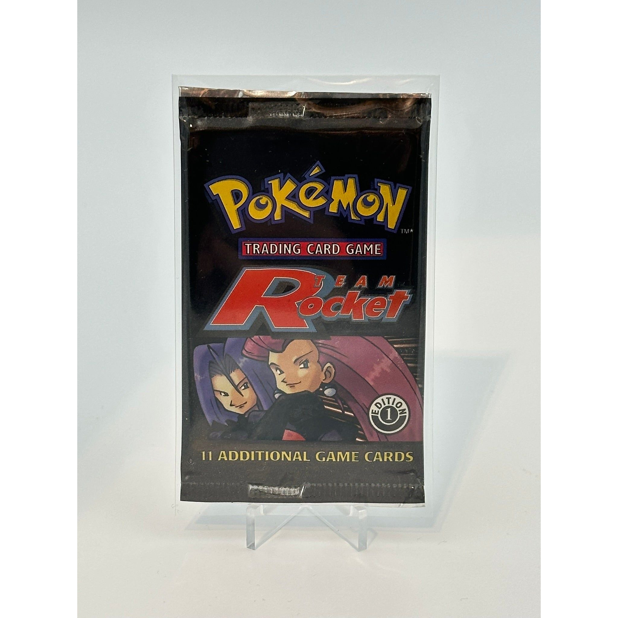 Pokemon - Team Rocket 1. Edition (2000) - Booster Pack (Jessie & James art)