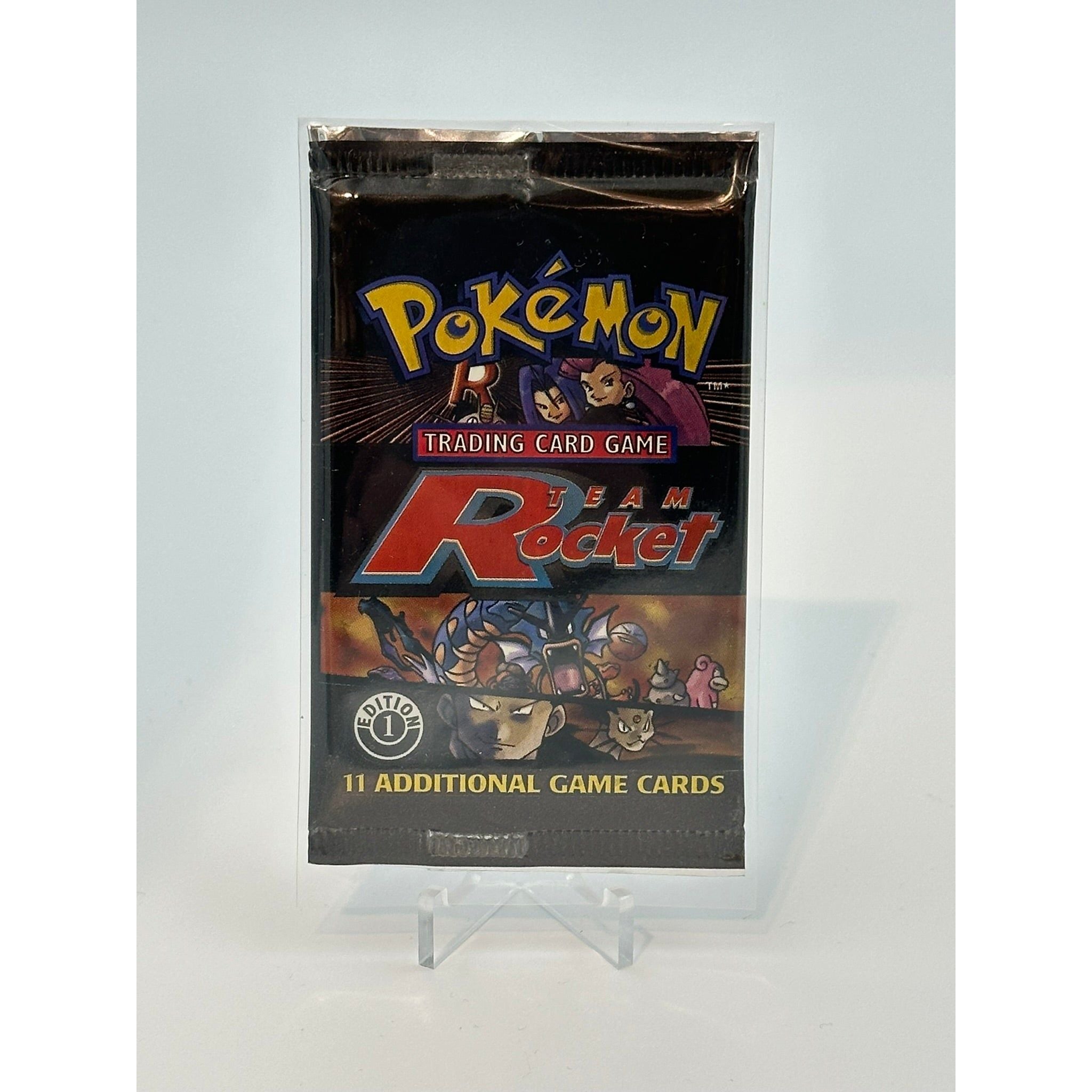 Pokemon - Team Rocket 1. Edition (2000) - Booster Pack (Rocket Combo art)