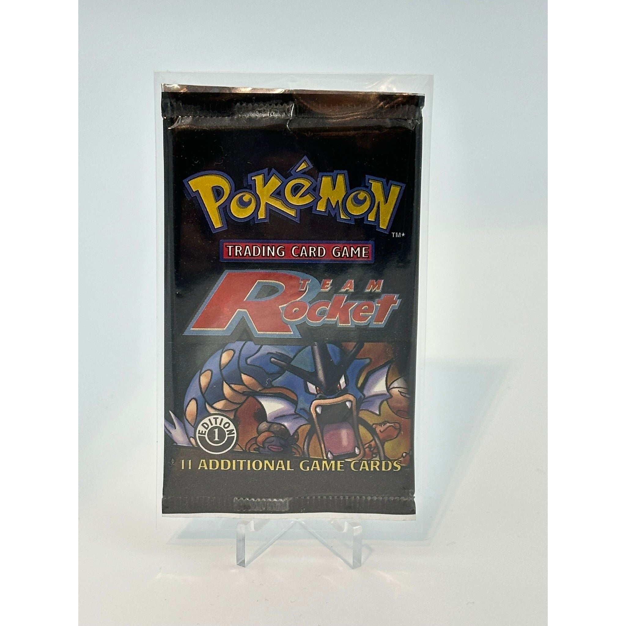 Pokemon - Team Rocket 1. Edition (2000) - Booster Pack (Gyarados art)