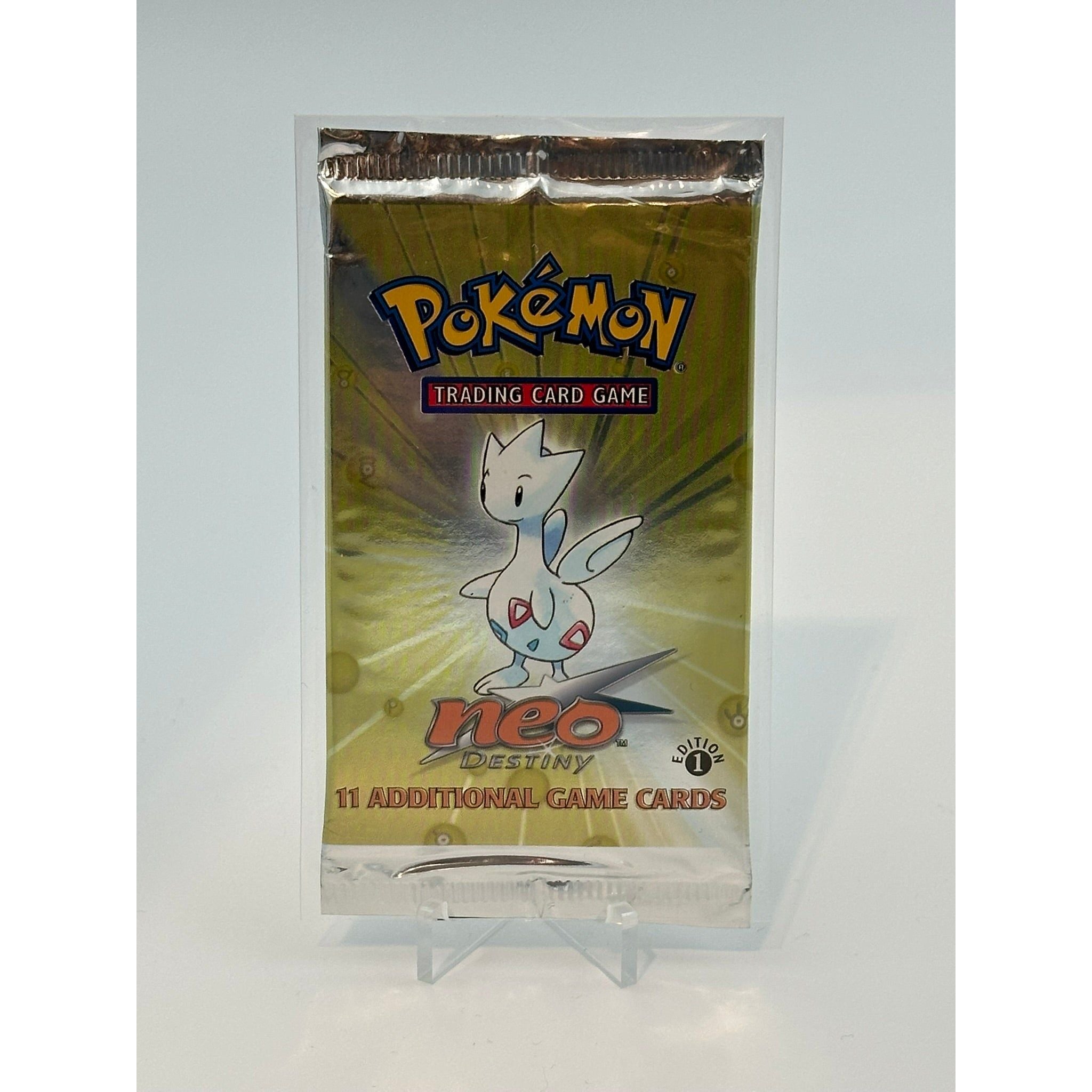 Pokemon - Neo Destiny 1. Edition (2002) - Booster Pack (Togetic art) Pokemon - Neo Destiny 1. Edition (2002) - Booster Pack (Togetic art)