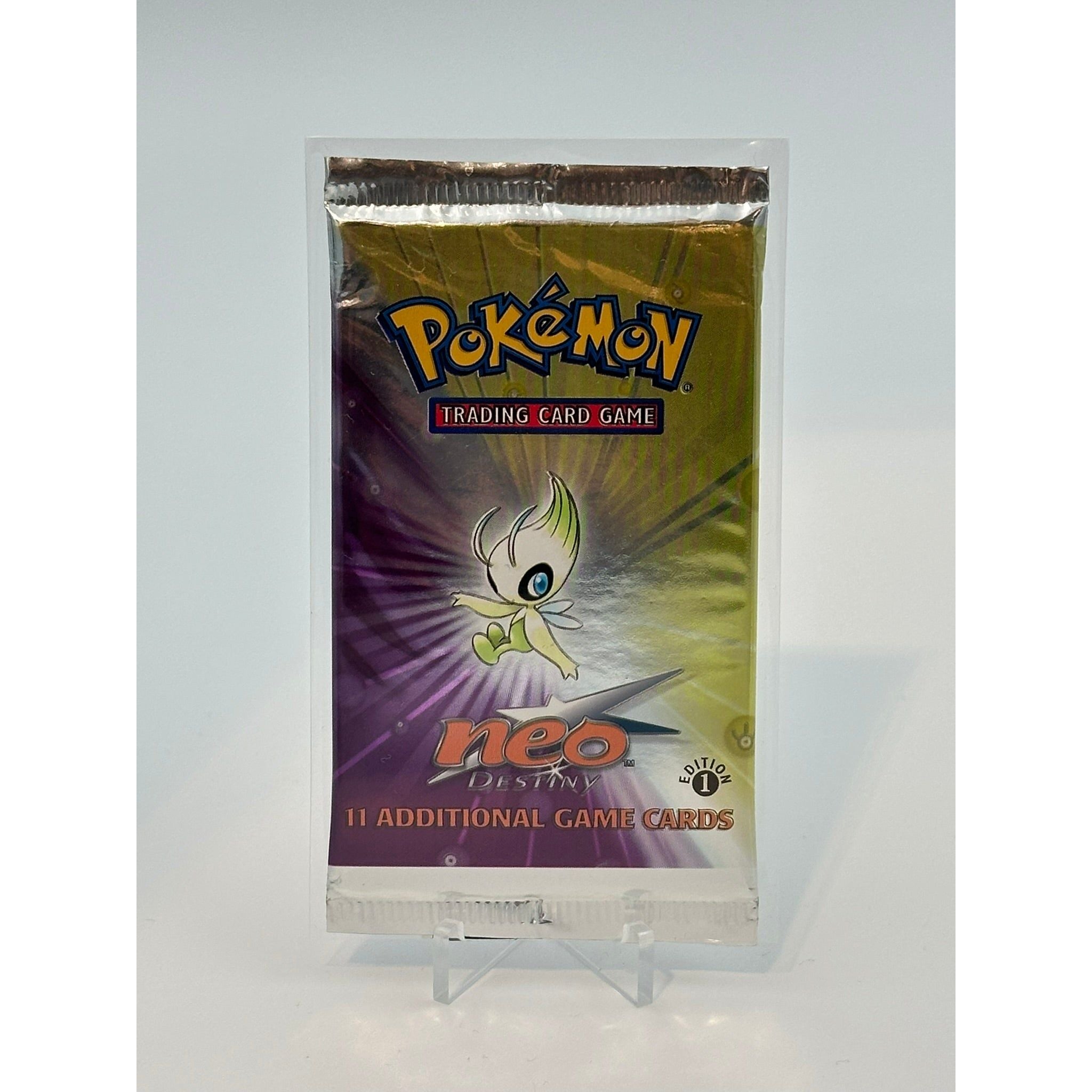 Pokemon - Neo Destiny 1. Edition (2002) - Booster Pack (Celebi art)