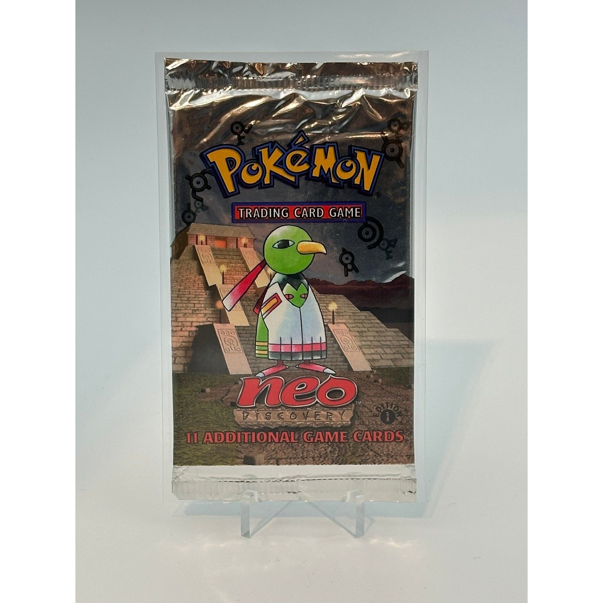 Pokemon - Neo Discovery 1. Edition (2001) - Booster Pack (Natu art) Pokemon - Neo Discovery 1. Edition (2001) - Booster Pack (Natu art)