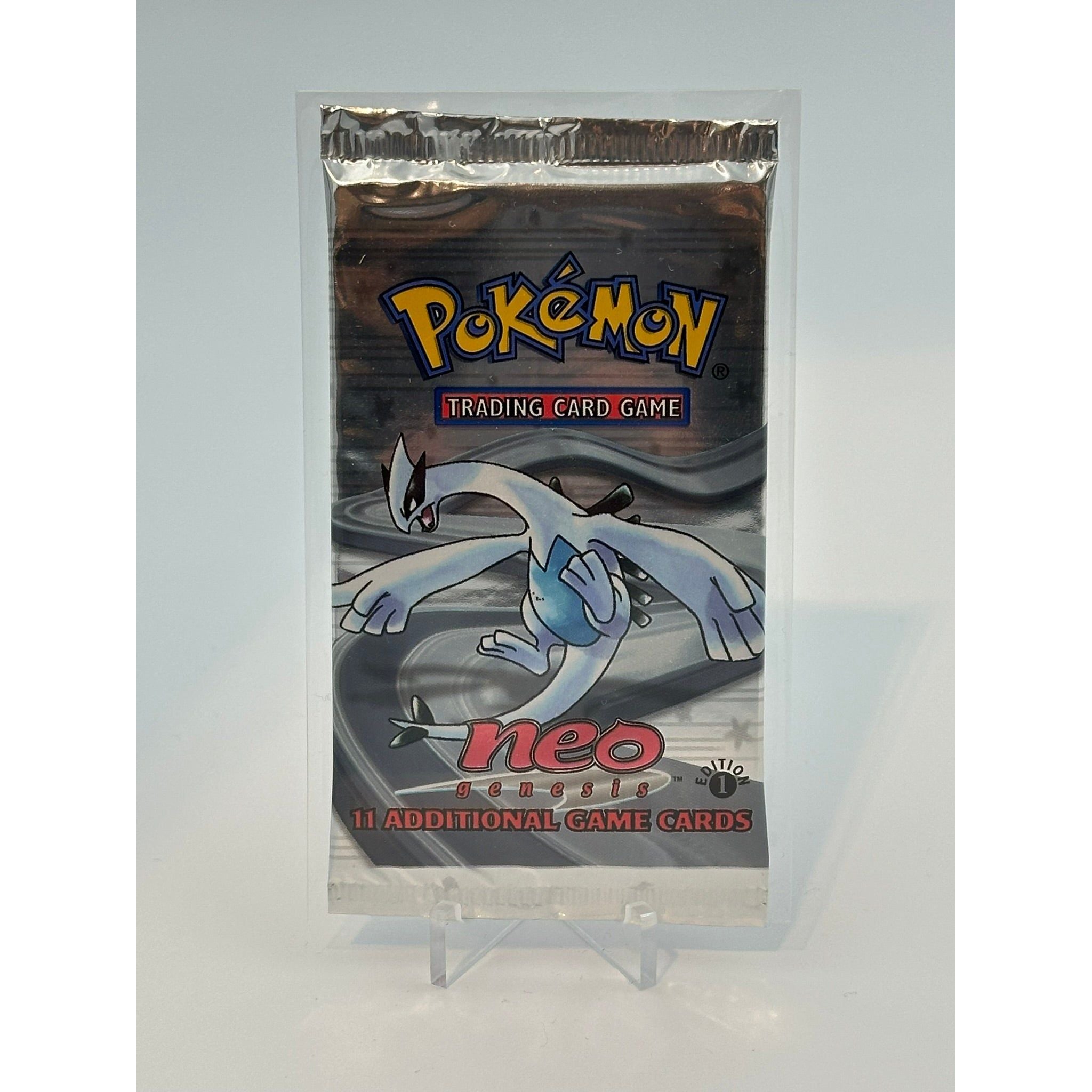 Pokemon - Neo Genesis 1. Edition (2000) - Booster Pack (Lugia art) Pokemon - Neo Genesis 1. Edition (2000) - Booster Pack (Lugia art)