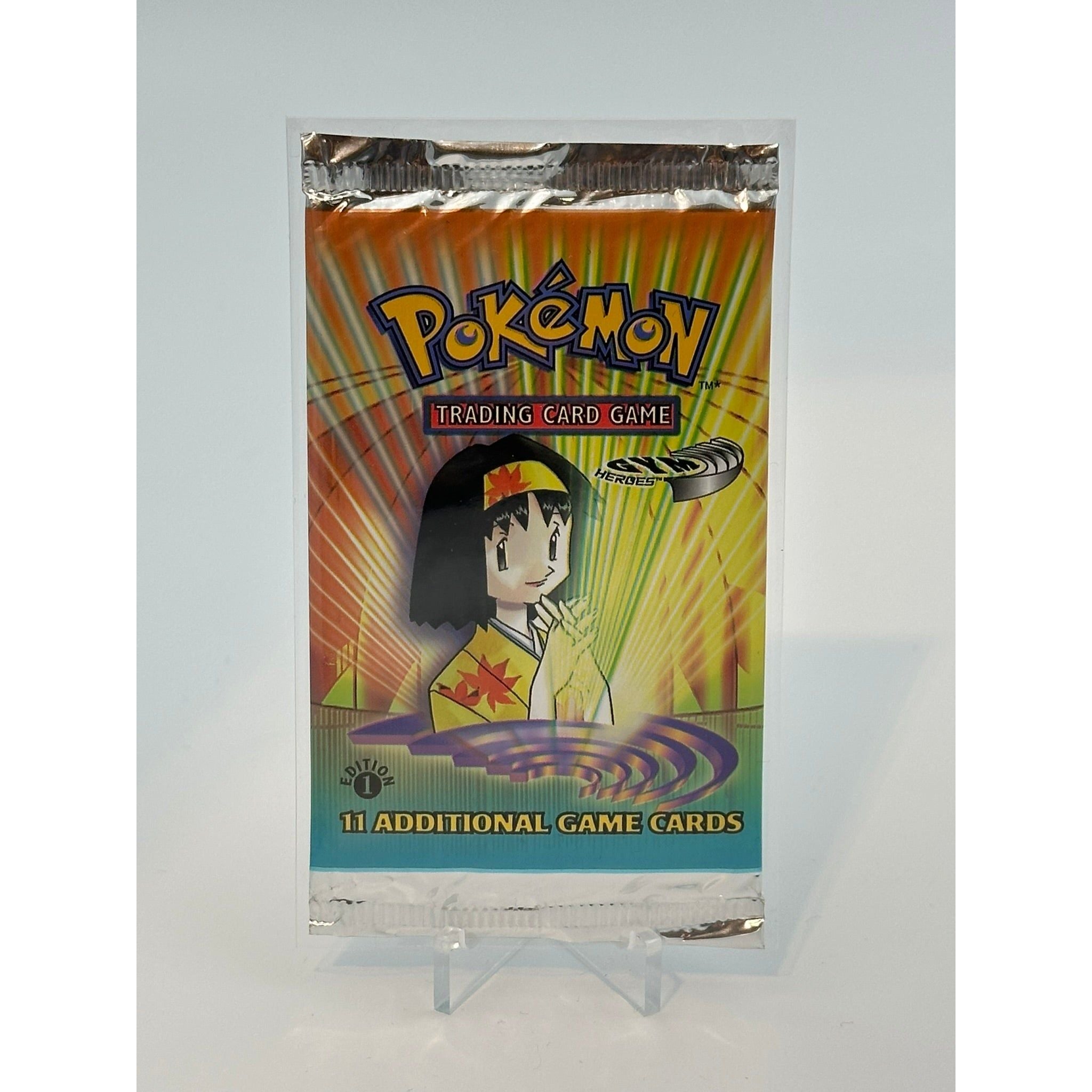 Pokemon - Gym Heroes 1. Edition (2000) - Booster Pack (Erika art)