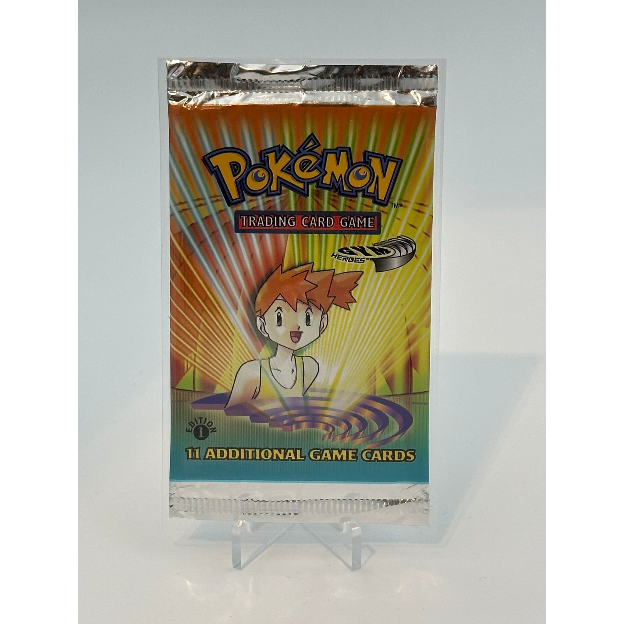 Pokemon - Gym Heroes 1. Edition (2000) - Booster Pack (Misty art)