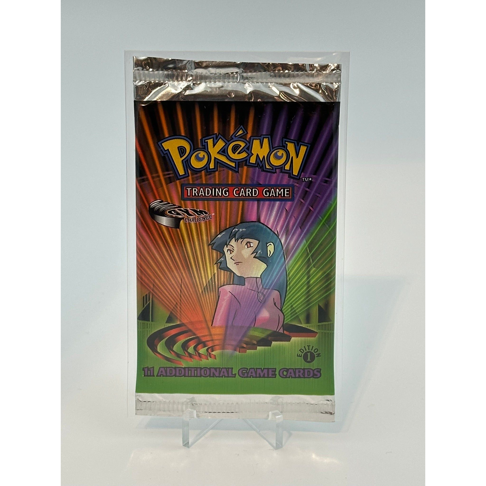 Pokemon - Gym Challenge 1. Edition (2000) - Booster Pack (Sabrina art)