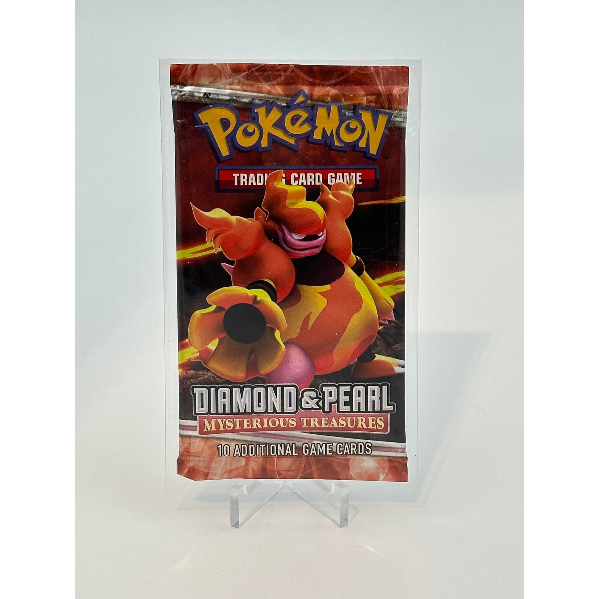 Pokemon - Diamond & Pearl Mysterious Treasures (2007) - Booster Pack (Magmortar art)