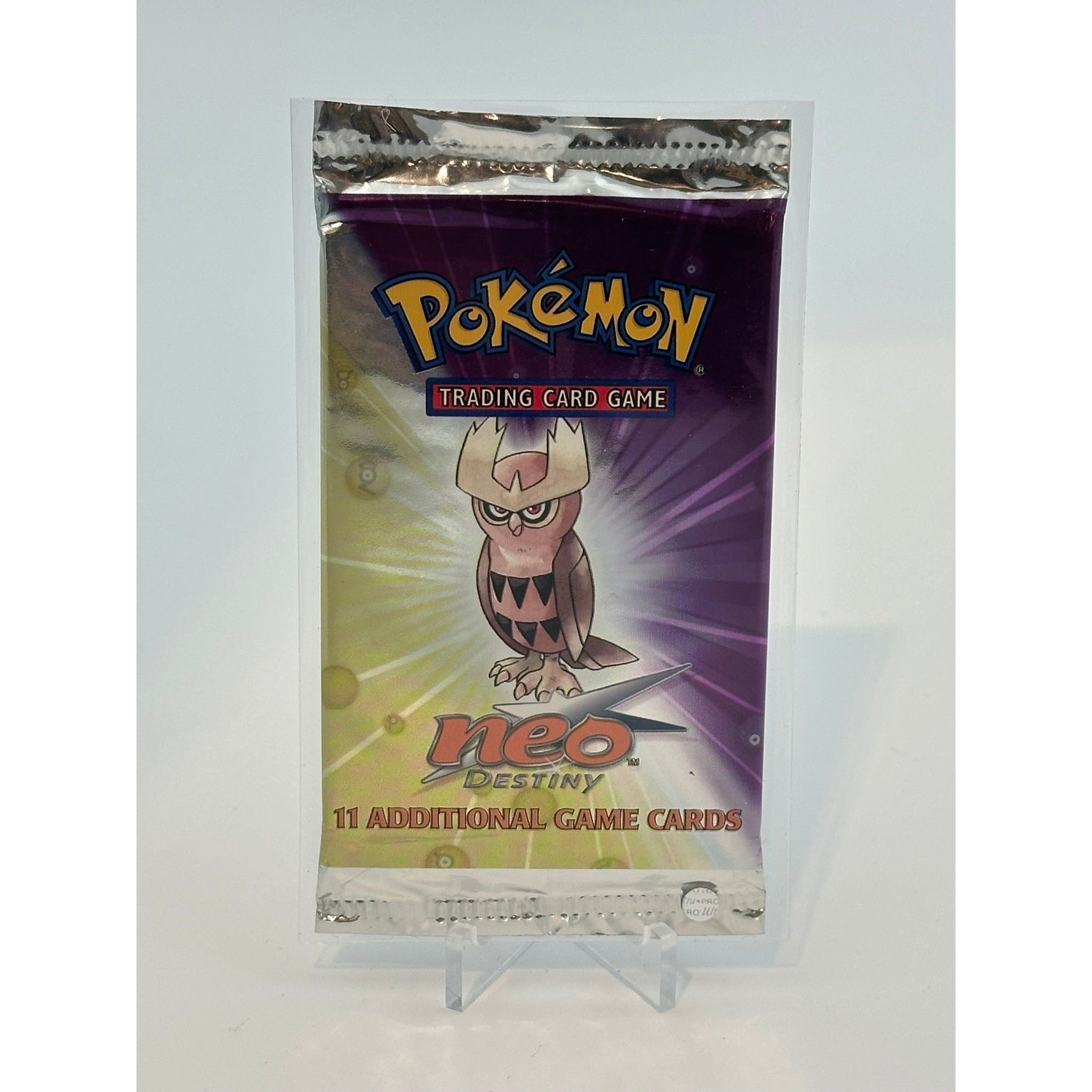 Pokemon - Neo Destiny Unlimited (2002) - Booster Pack (Noctowl art)