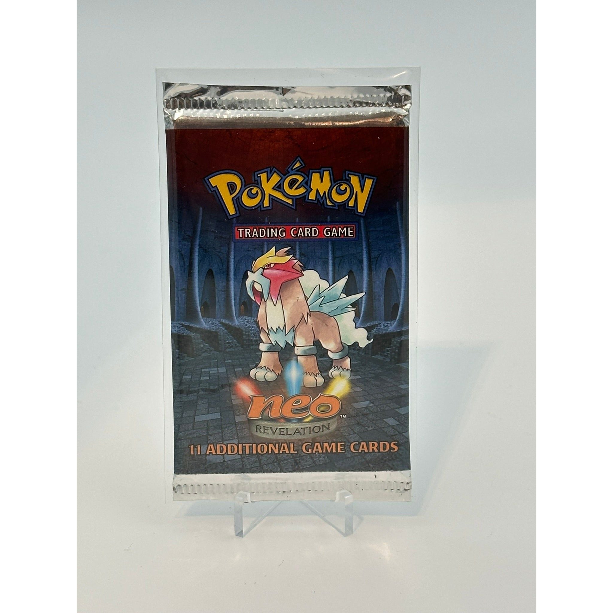 Pokemon - Neo Revelation Unlimited (2001) - Booster Pack (Entei art) Pokemon - Neo Revelation Unlimited (2001) - Booster Pack (Entei art)