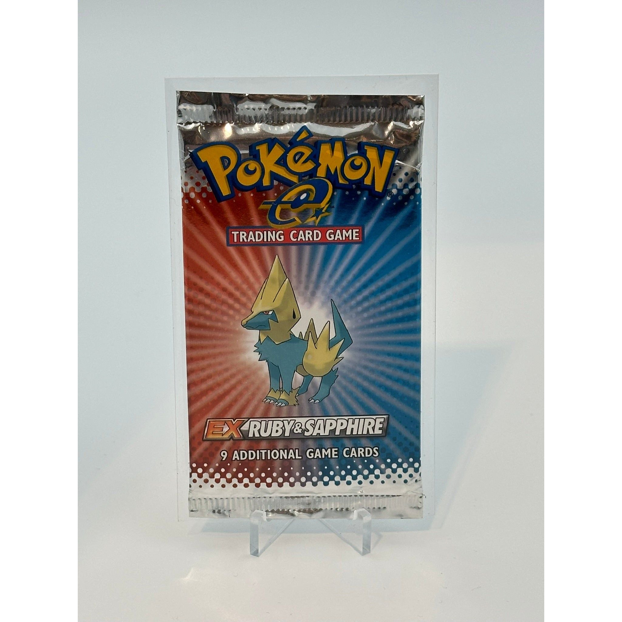 Pokemon - Ex Ruby & Sapphire (2003) - Booster Pack (Manectric art) Pokemon - Ex Ruby & Sapphire (2003) - Booster Pack (Manectric art)